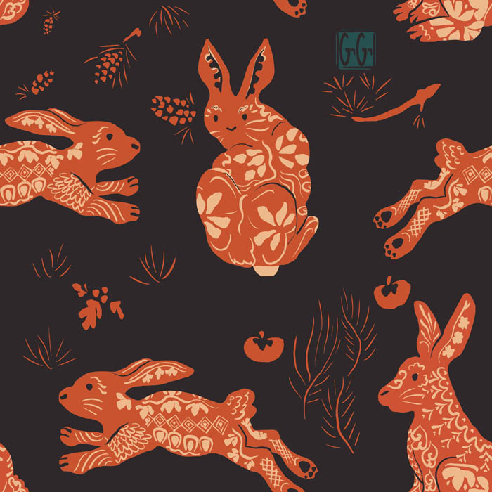 Year of the Rabbit- Persimmon